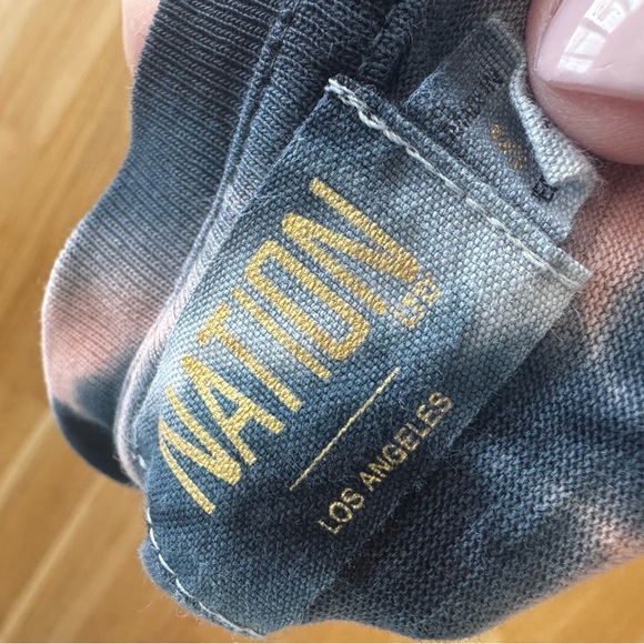 Nation LTD Lisa Spiral tie dye Relaxed Tee - Picture 8 of 10